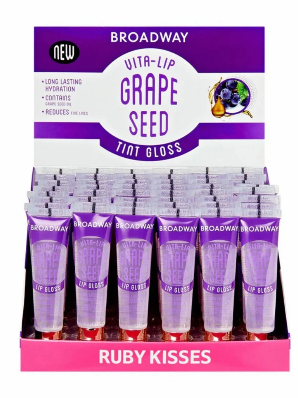 20 pack Broadway Vita-Lip Best Collection Lip Gloss — Assorted